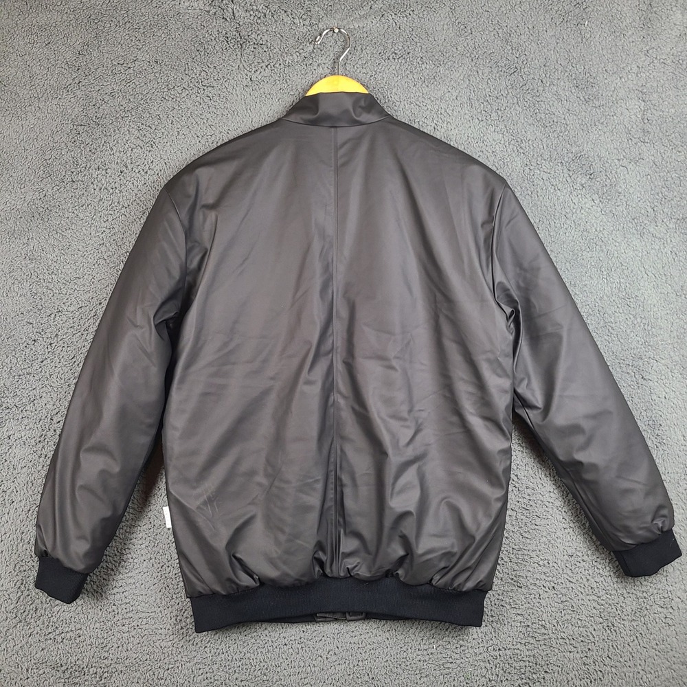 Rains Thermal Bomber Jacket Black Waterproof Insulated Coat XXS/XS - Picture 3 of 8